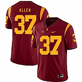 USC Trojans 37 Javorius Allen Red College Football Jersey Dzhi,baseball caps,new era cap wholesale,wholesale hats